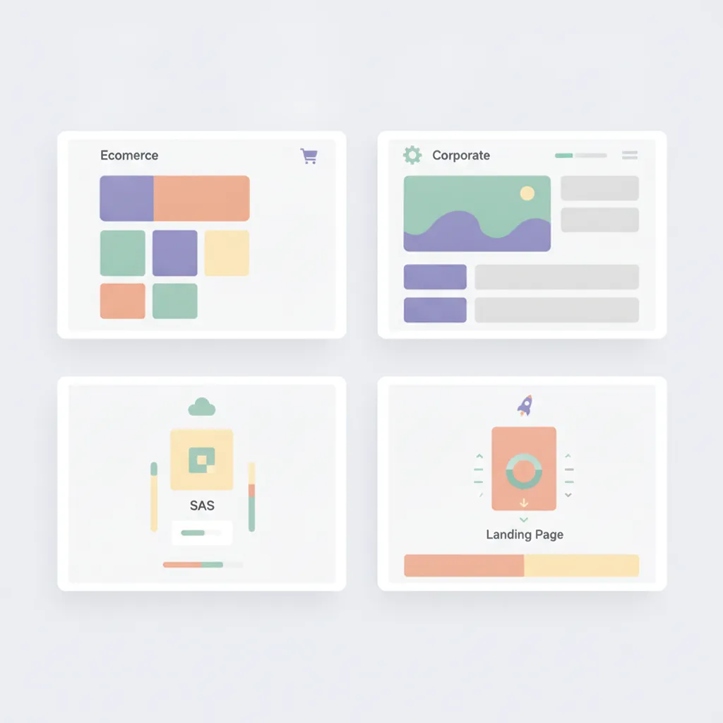 모바일 웹디자인과 UI UX 관계 벤다이어그램 개념 일러스트